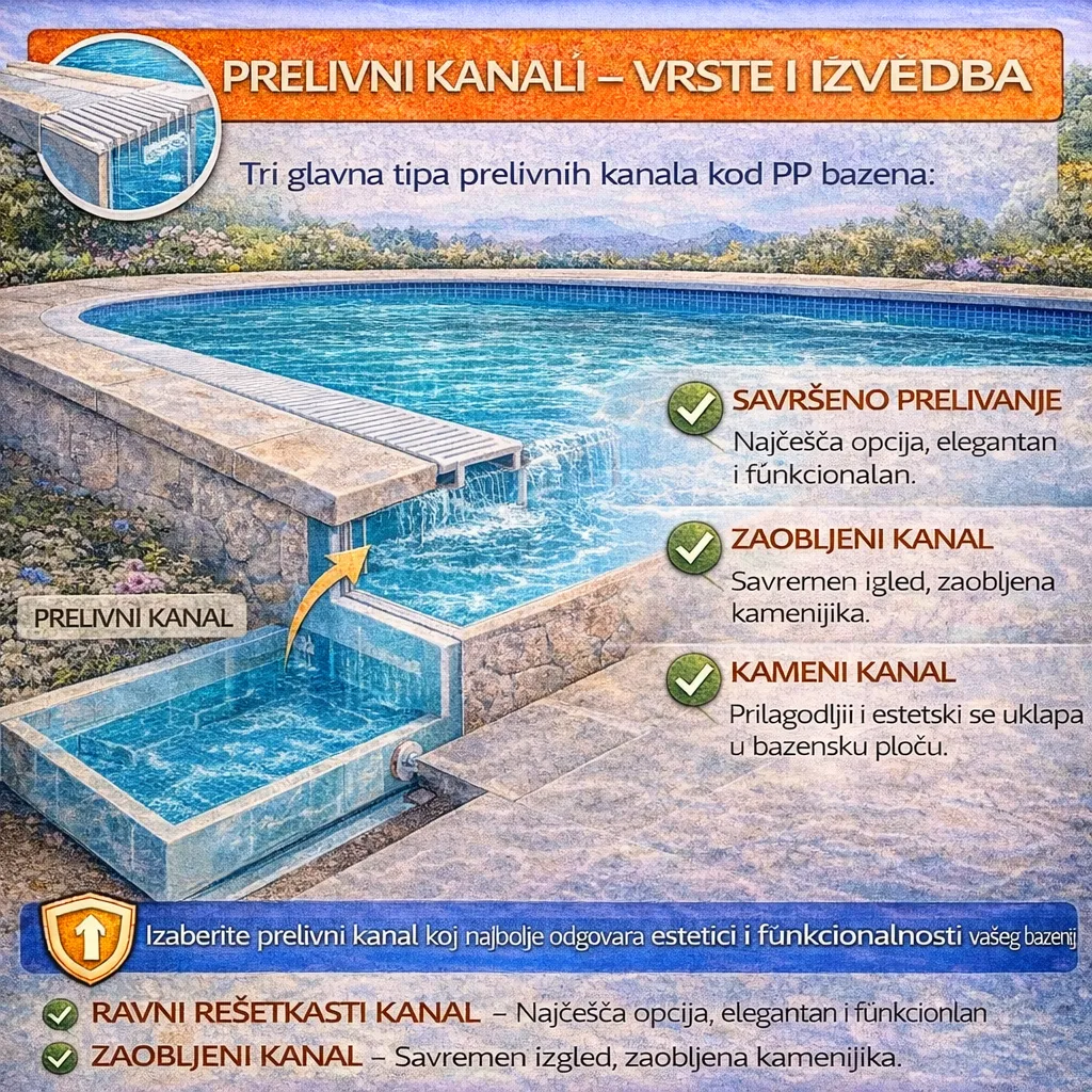Prelivni kanali – vrste i izvedba