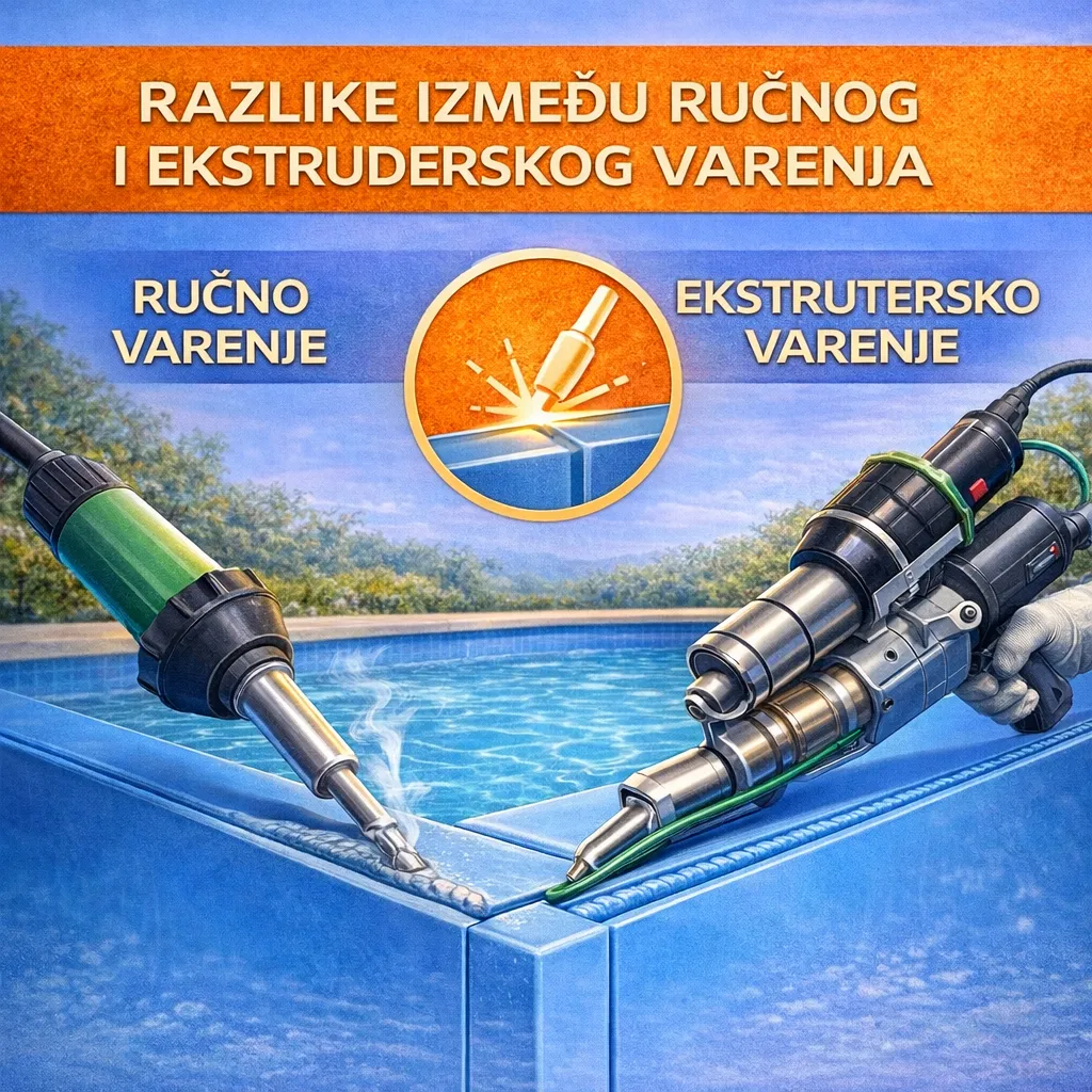 Razlike između ručnog i ekstruderskog varenja