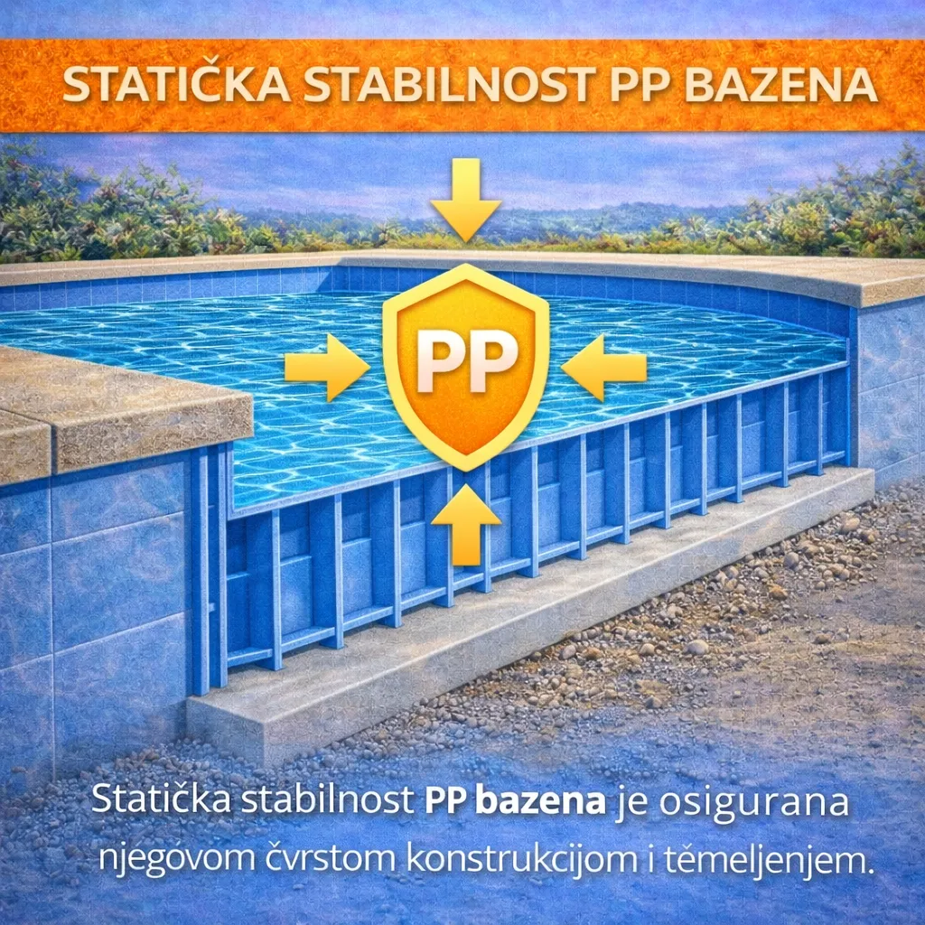 Statička stabilnost PP bazena